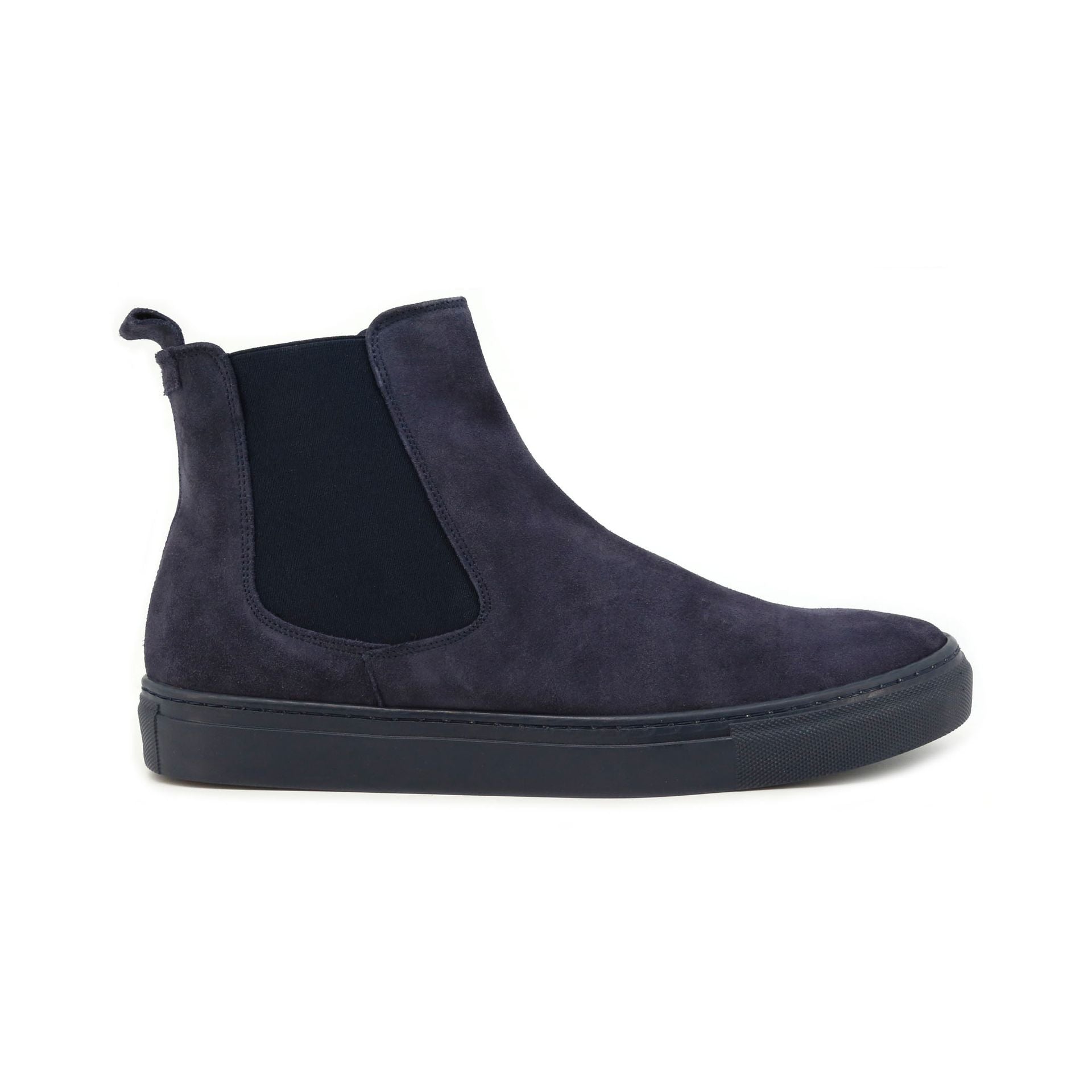 Stivaletti Uomo senza lacci camoscio blu