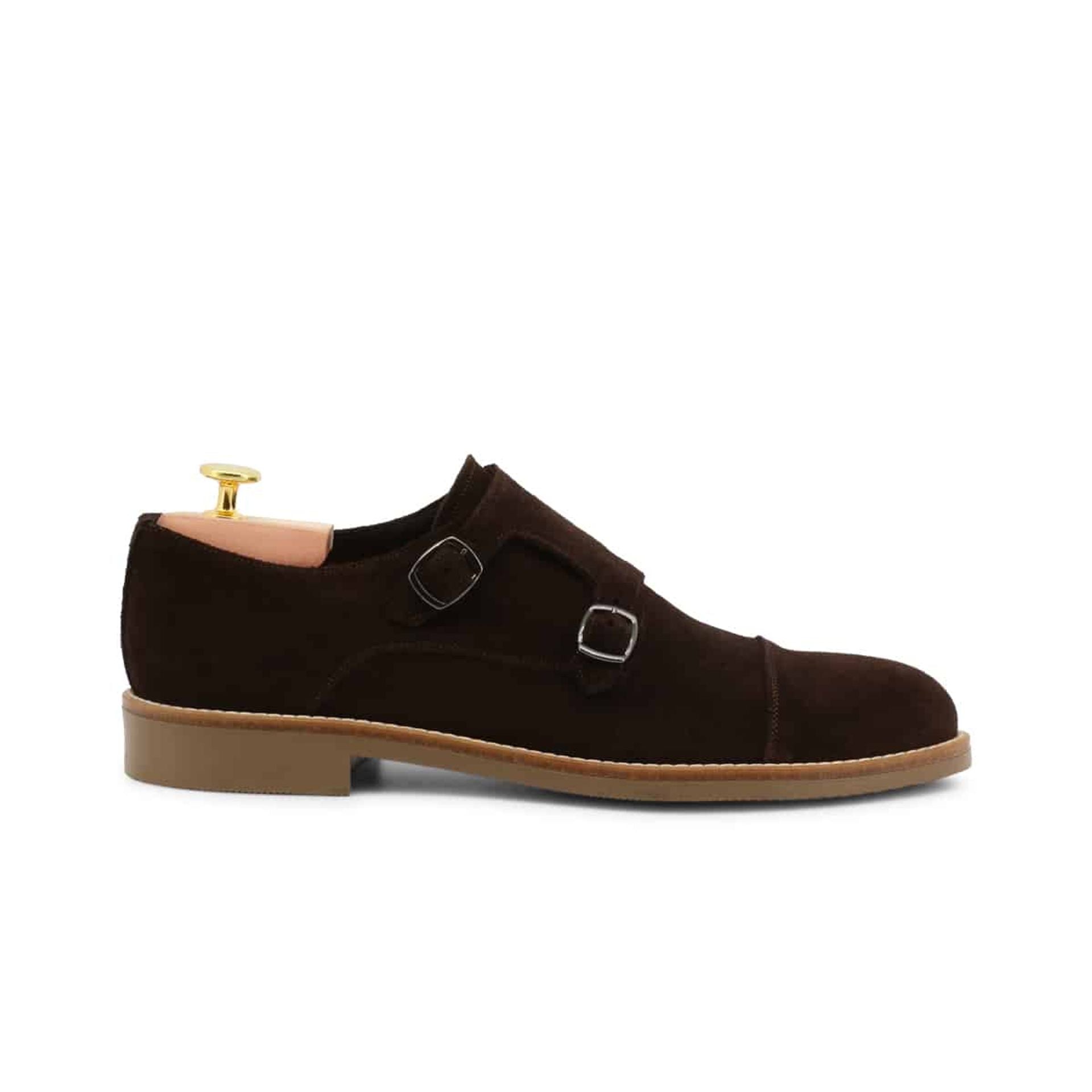 Scarpe Doppia Fibbia Uomo color marrone Duca di Morrone