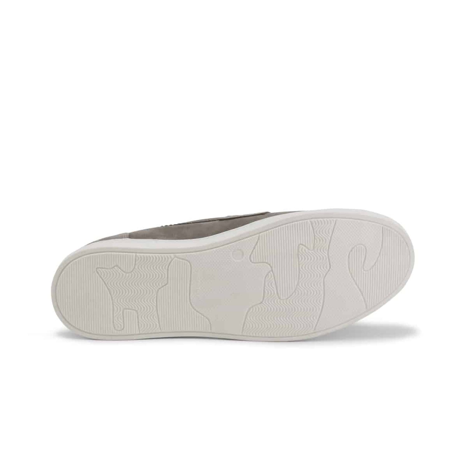 mocassini uomo estivi scamosciati grigio Duca di Morrone suola gomma