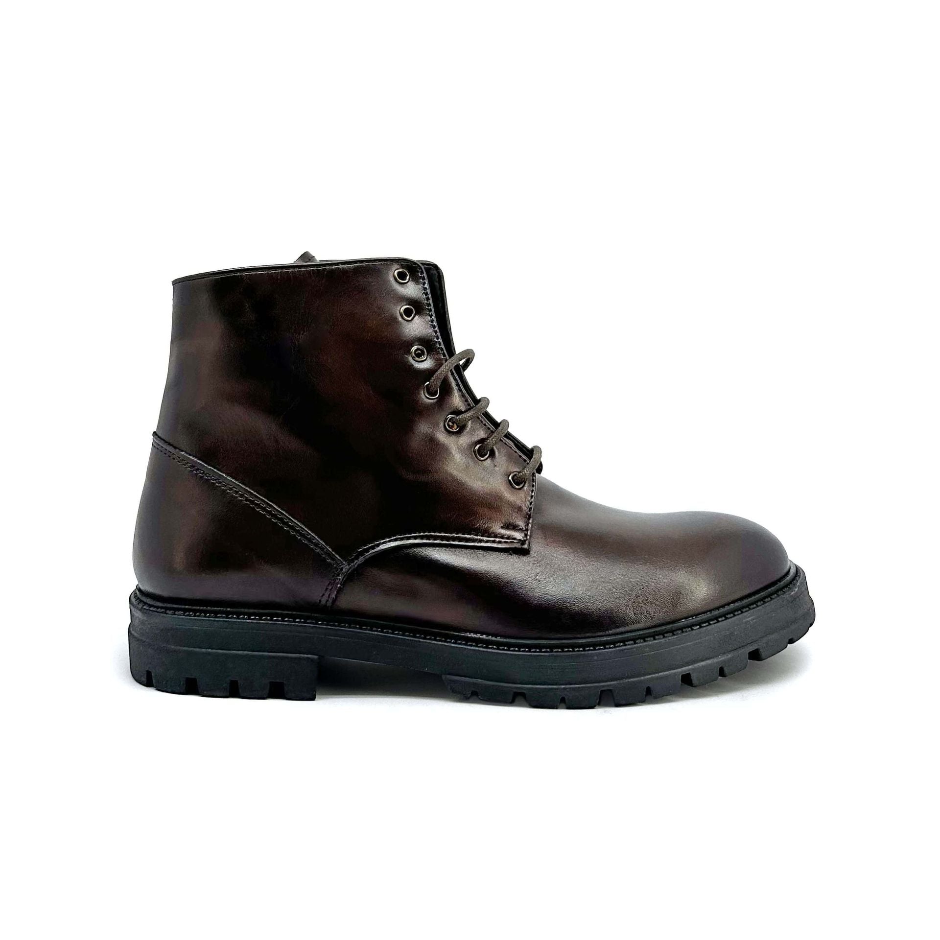 Bottines homme en cuir marron - Ciro