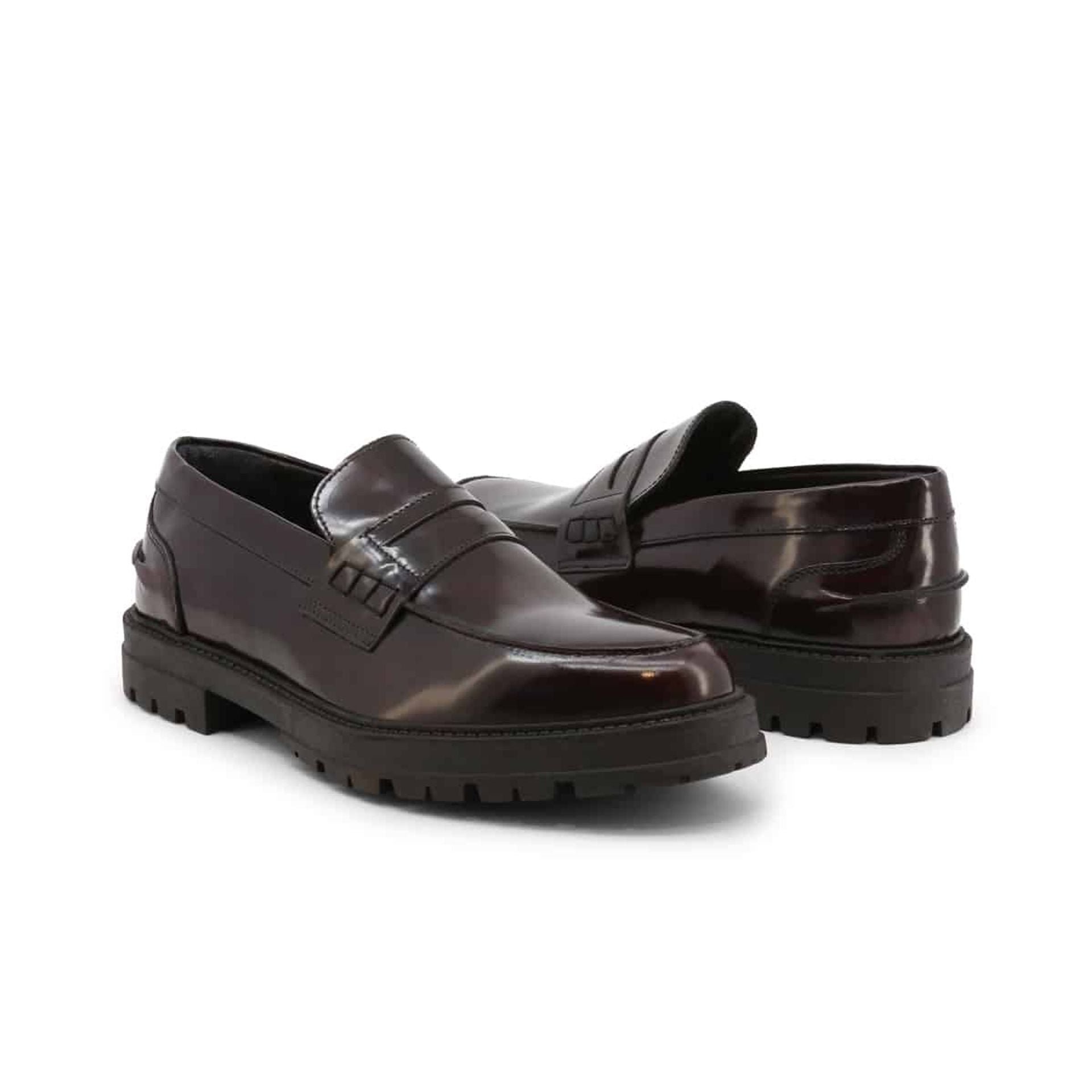 Mocassini Invernali Uomo vera Pelle bordeaux - Zeno