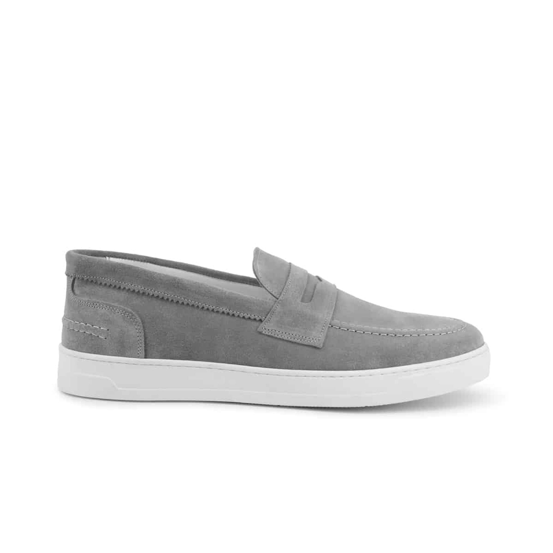 Mocassins en daim pour hommes Gris Duc de Morrone ® – Duca di