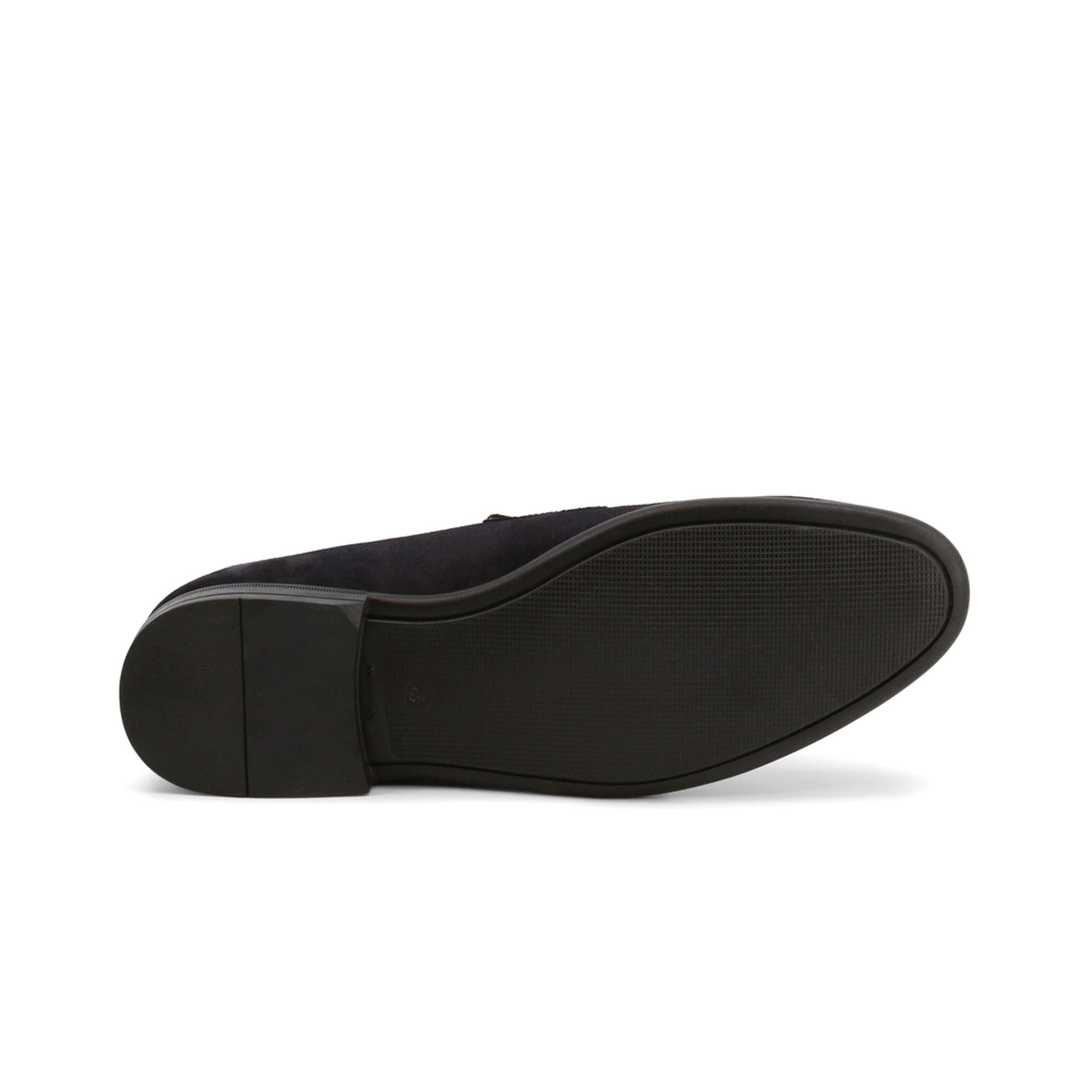 Mocassini Loafers scamosciati blu - Leone suola gomma made in italy