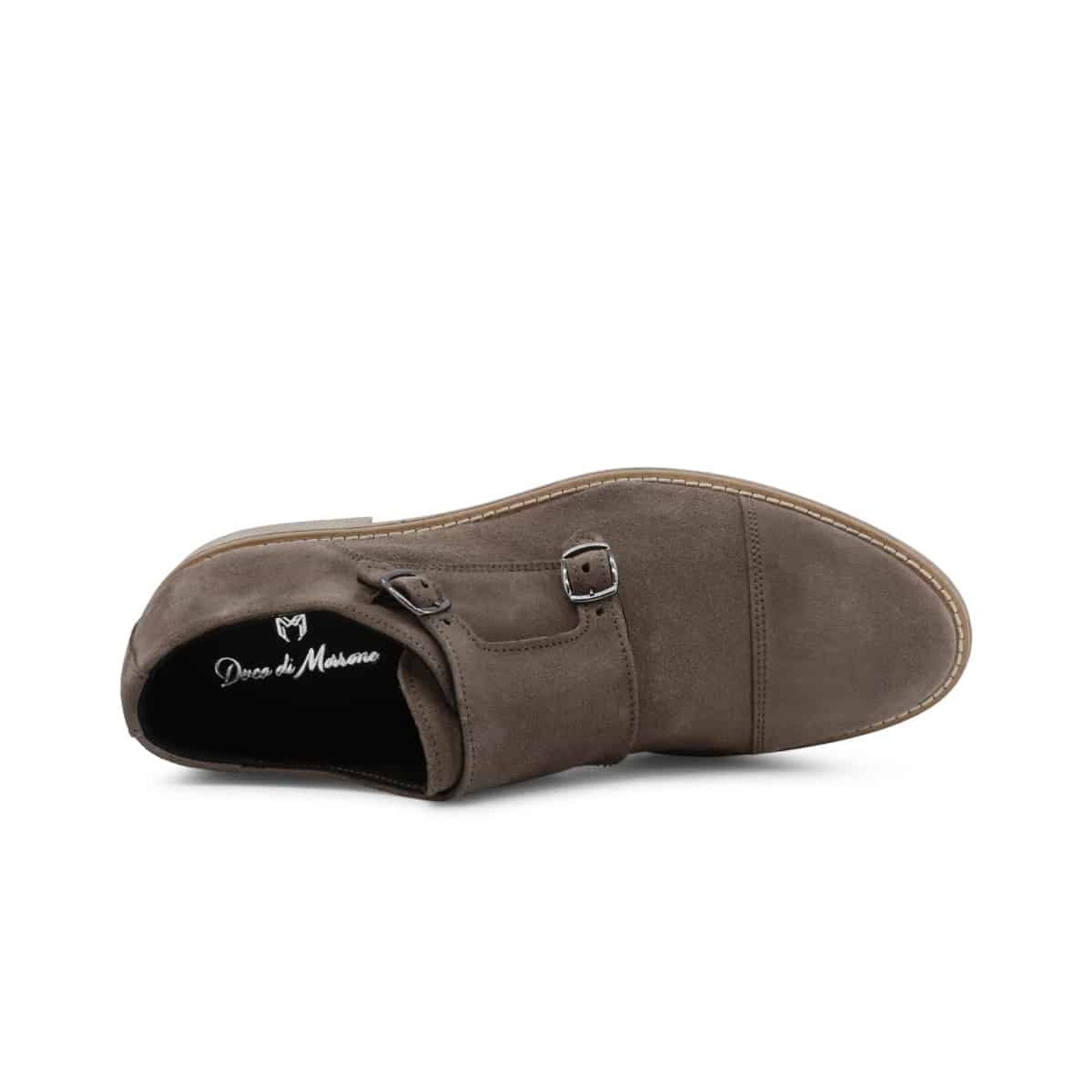 Scarpe Doppia Fibbia Uomo color beige Duca di Morrone suola