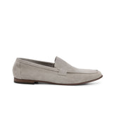 mocassini uomo eleganti camoscio grigio Duca di Morrone