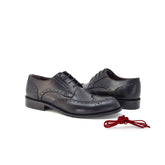 Paio Scarpe nere eleganti da uomo made in italy laccio di ricambio