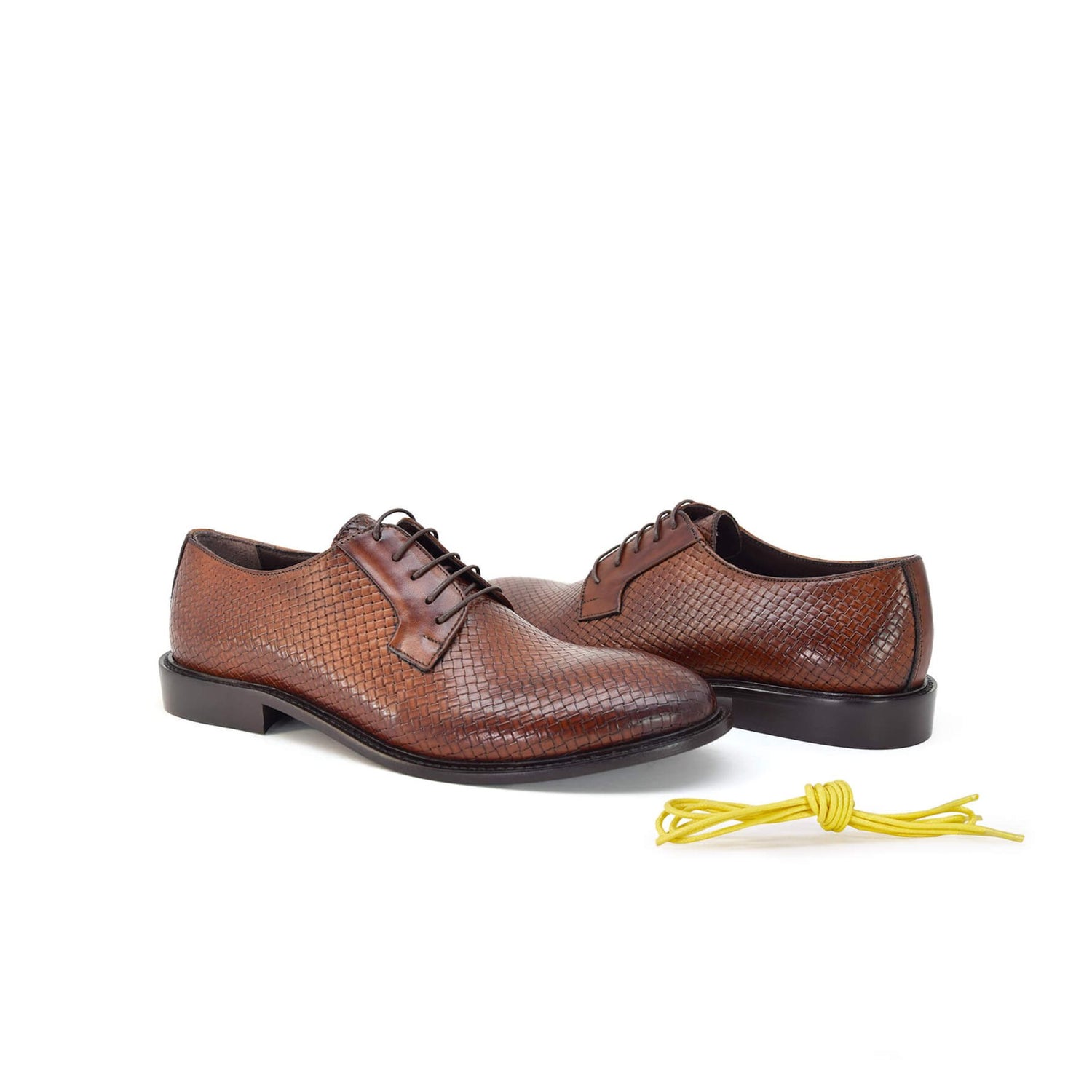 Stringate Derby in pelle marrone - Filiberto