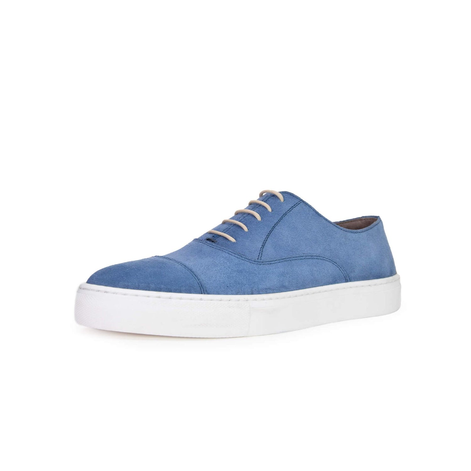 Blaue Wildleder -Turnschuhe - Guido