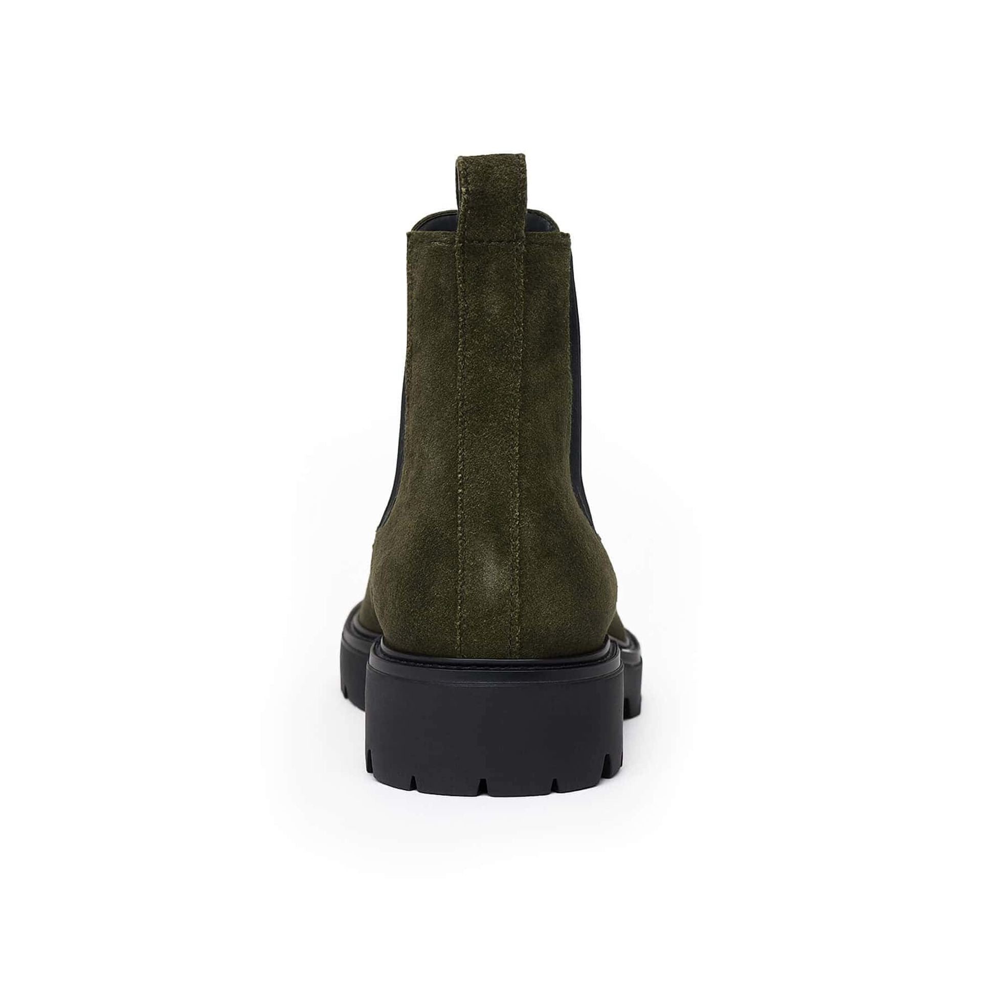 Tacco Stivaletti Uomo Camoscio Verde | Made in Italy | Furio