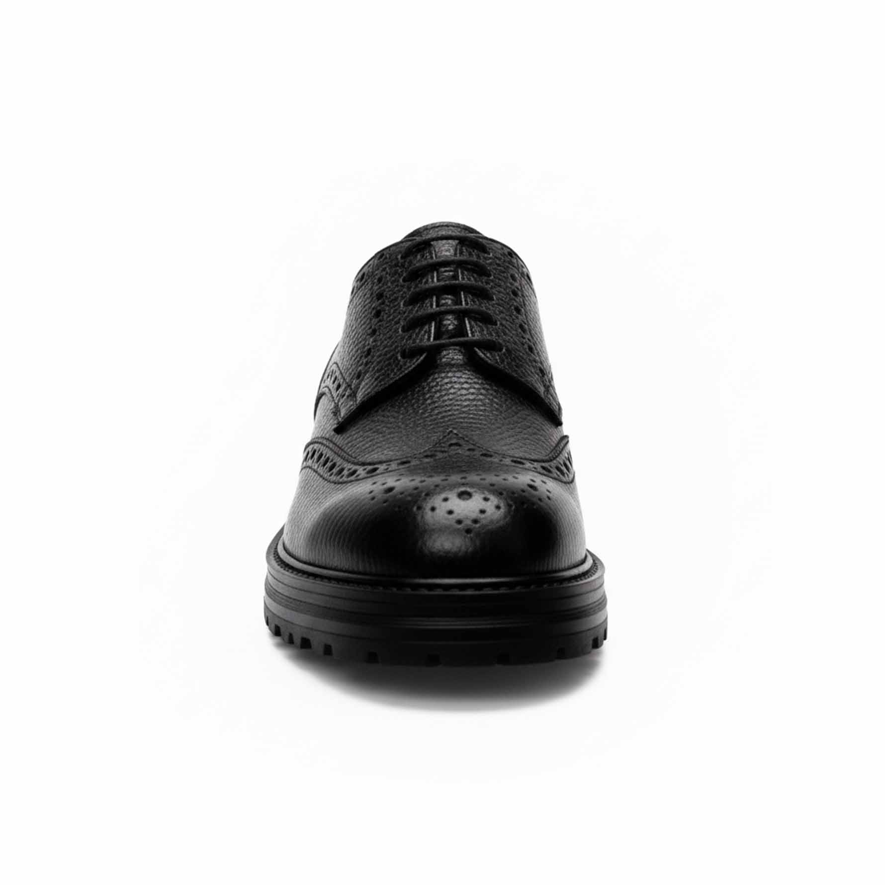 Scarpa stringata in pelle nera | Alvise