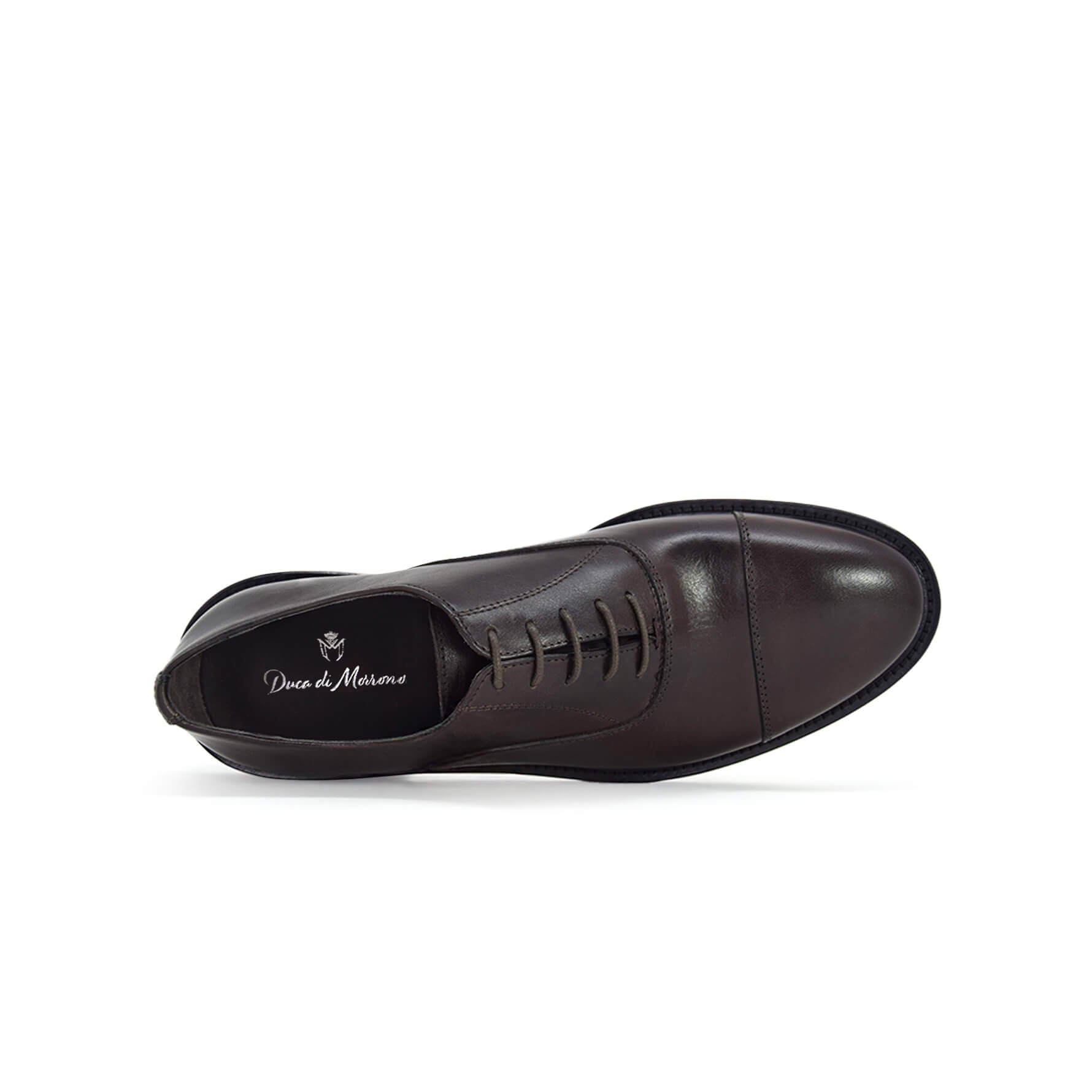 Stringate Oxford in pelle marrone - Amedeo