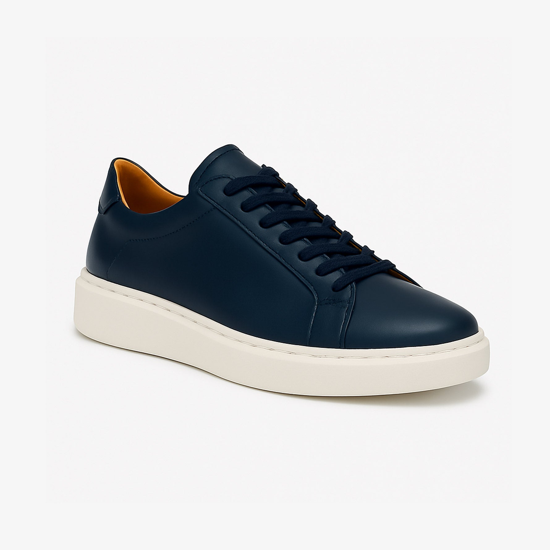 Sneakers en cuir bleu - Fabrizio