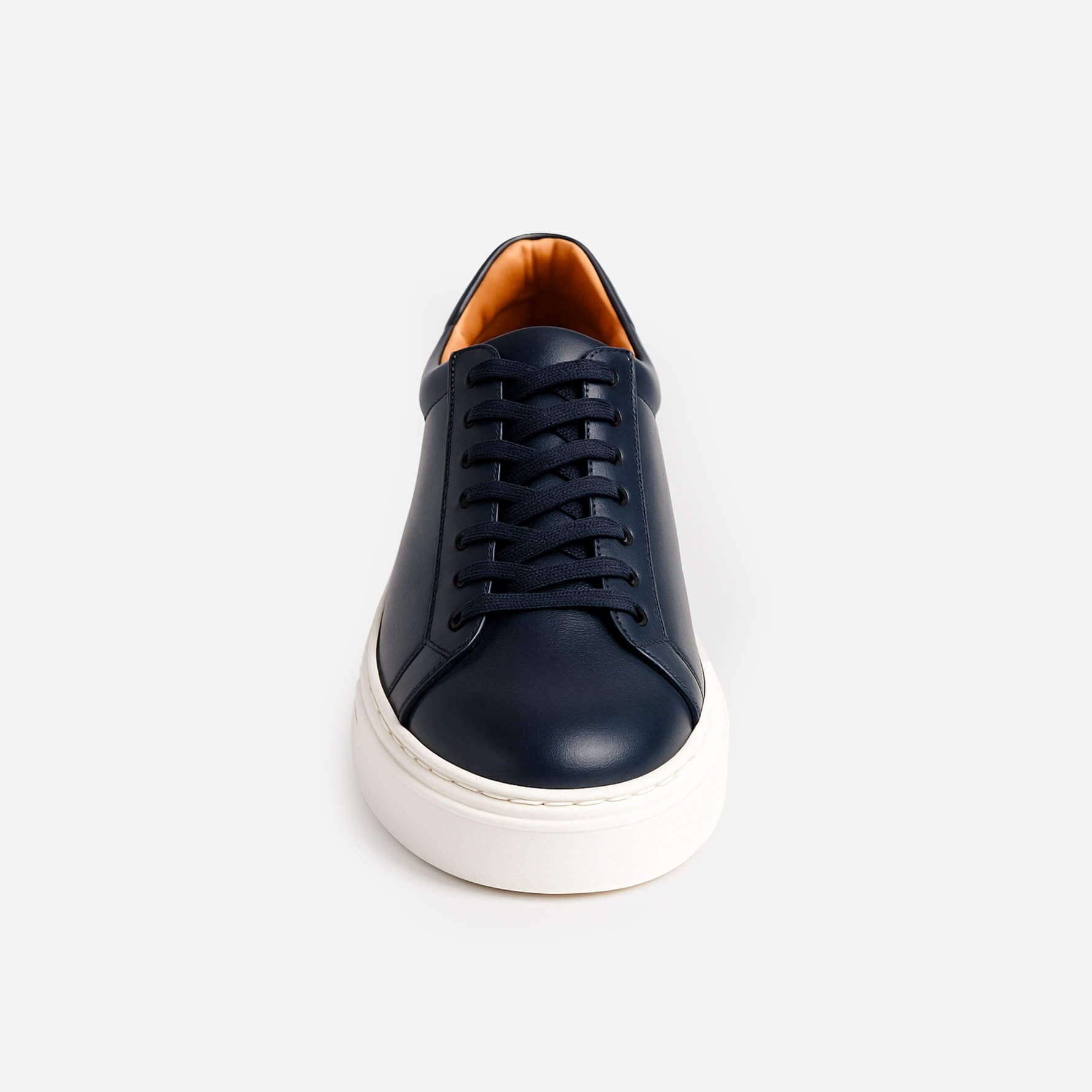 Blaue Leder -Turnschuhe - Fabrizio