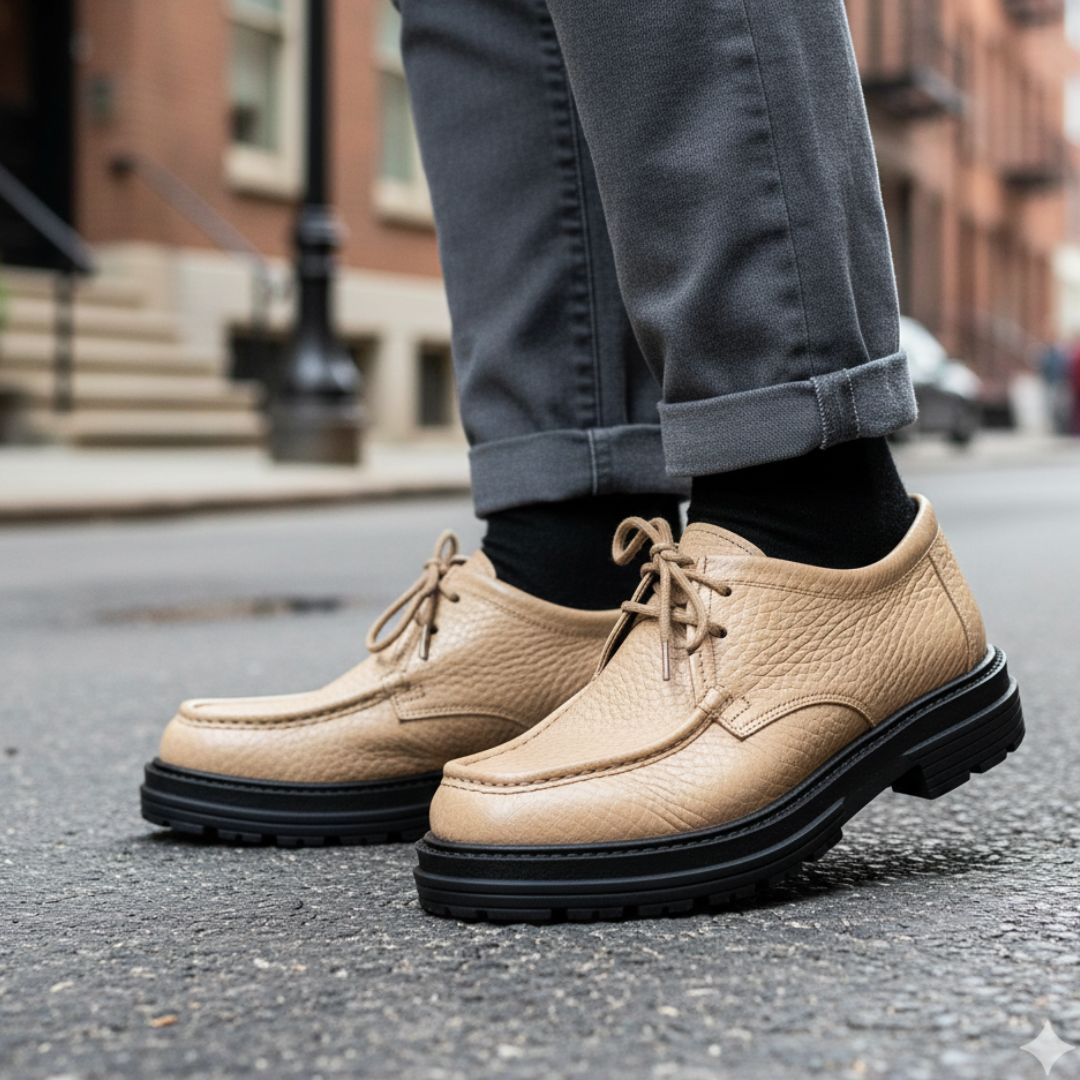 Scarpa Ingegnere Pelle Beige - Gerardo