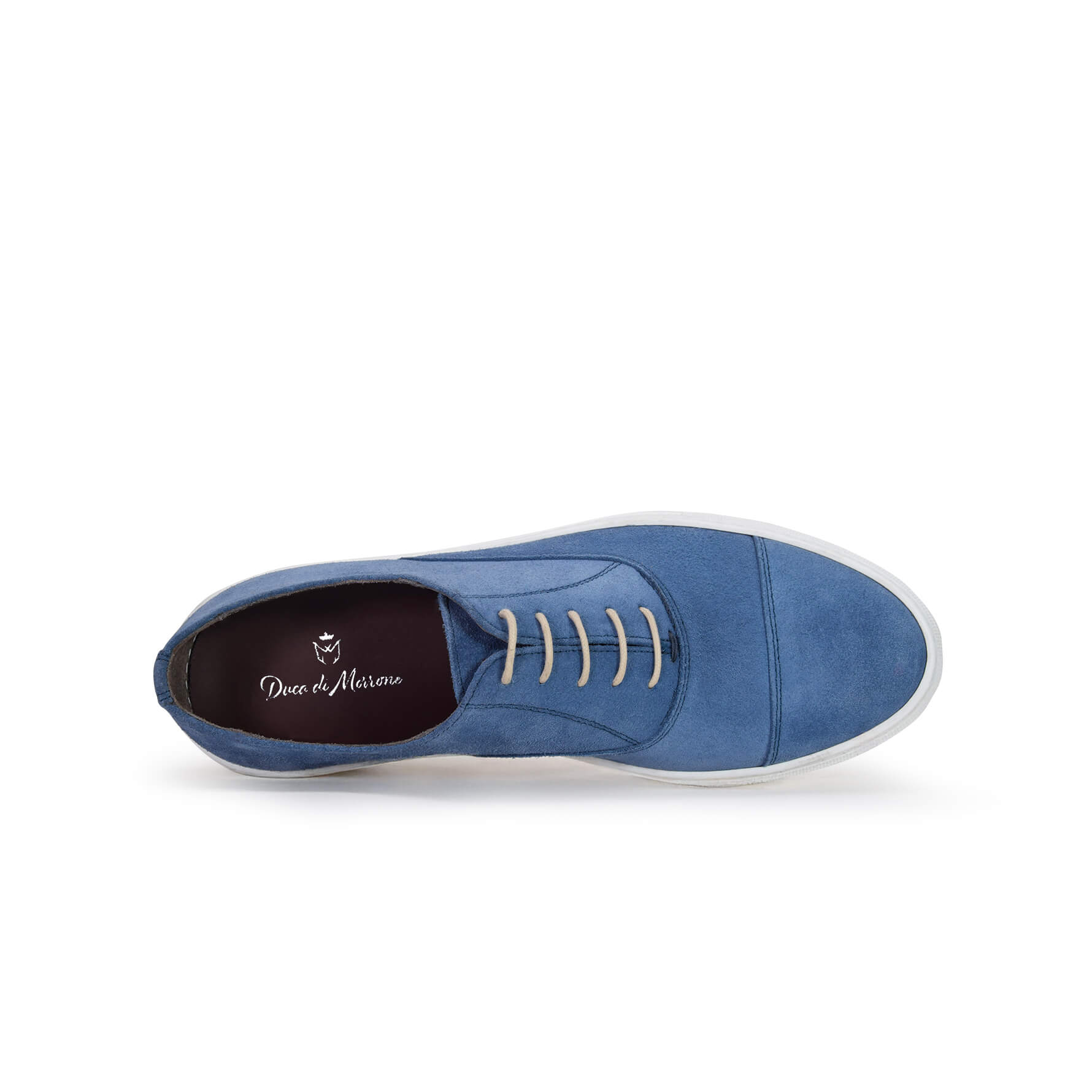 Blue en daim baskets - Guido