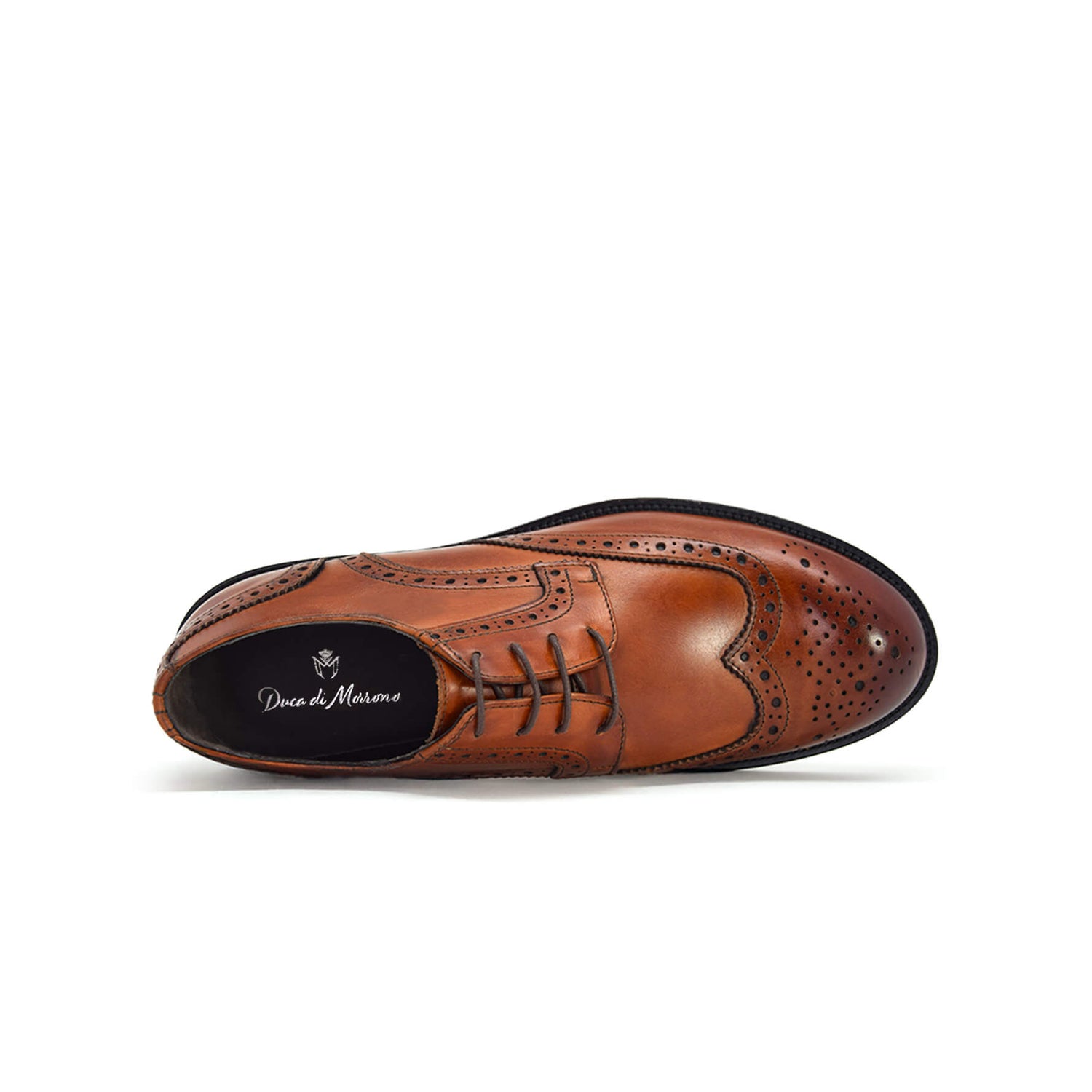 Stringate eleganti in pelle marrone - Ludovico