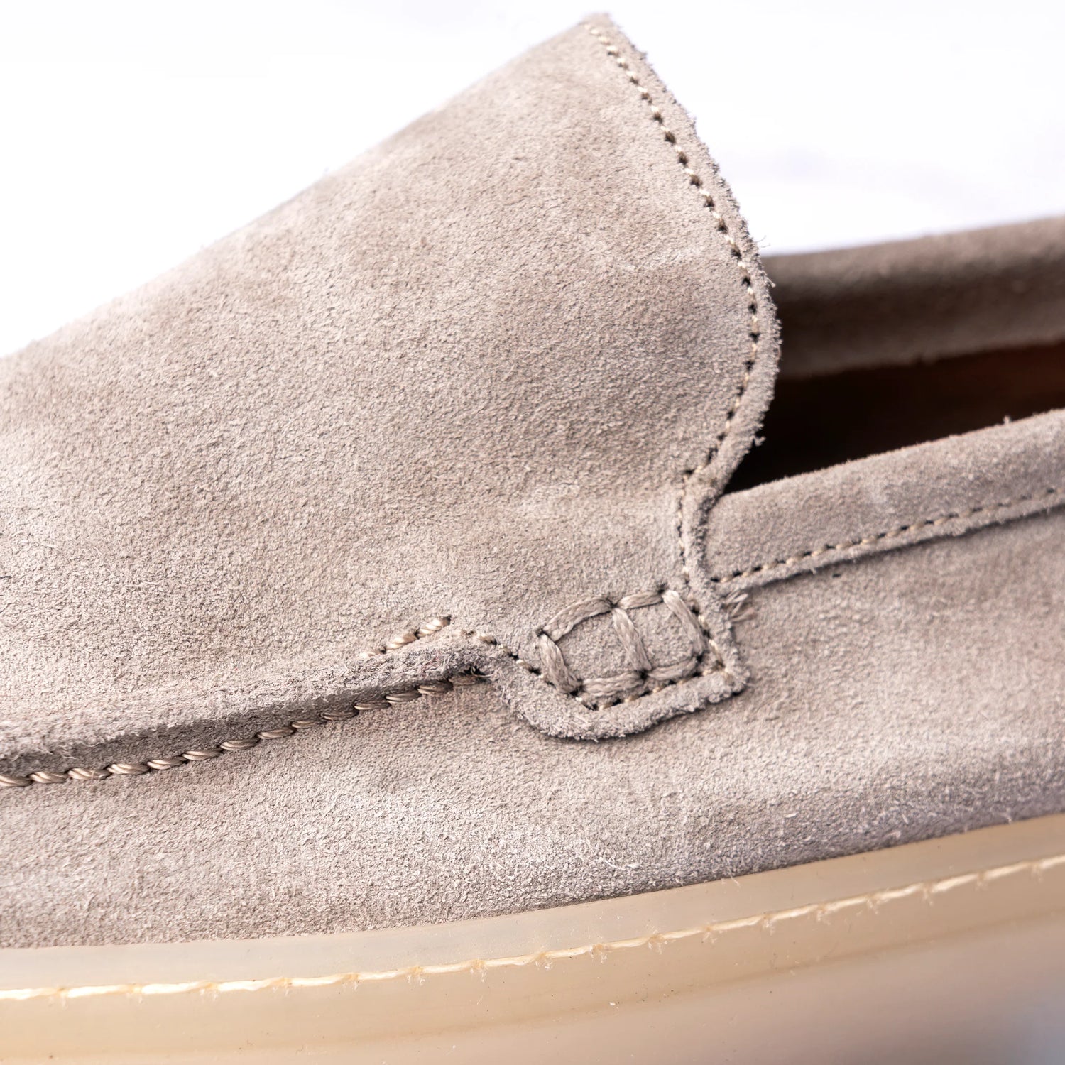 Sommermoccasins Taupe Wildleder - Loris