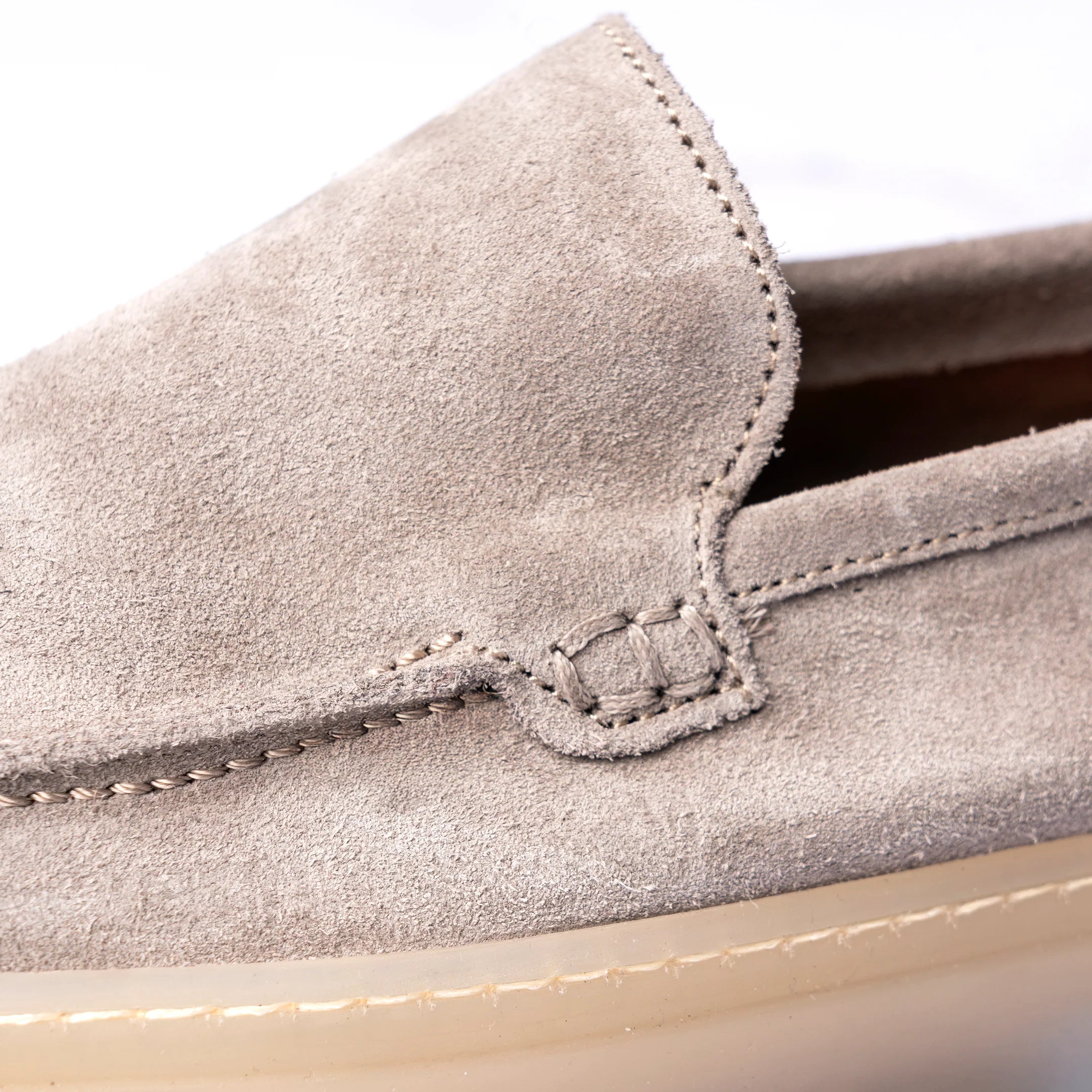 Mocassini Estivi Camoscio Taupe - Loris