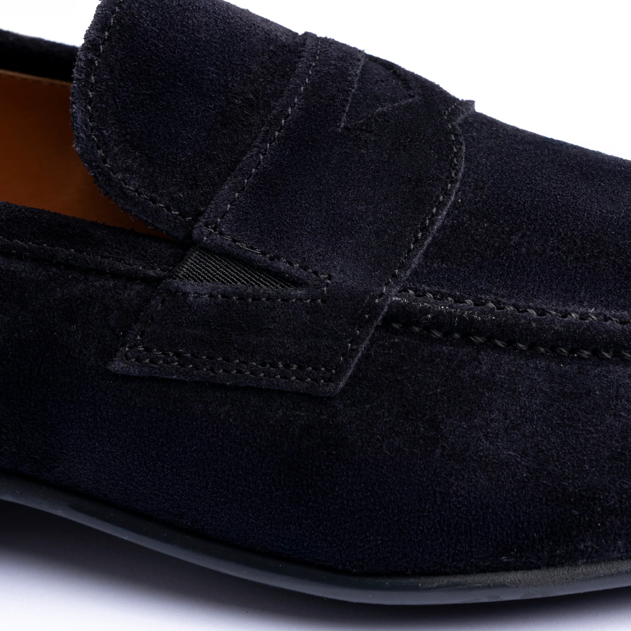 Mocassini Loafers scamosciati blu - Leone
