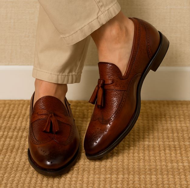 Moccasin en cuir marron classique - Filippo