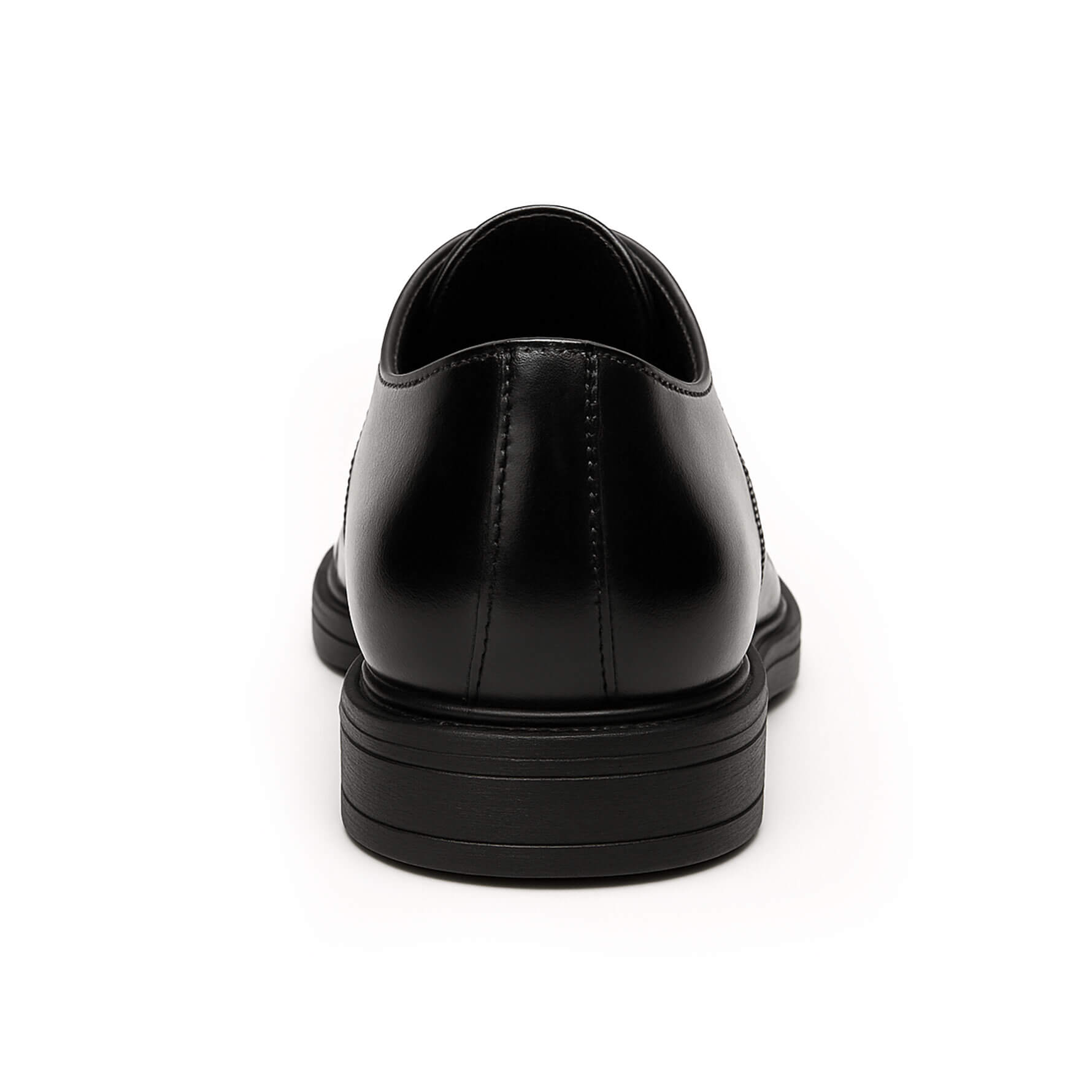 tacco Scarpe eleganti uomo nere - derby - suola gomma - made in italy