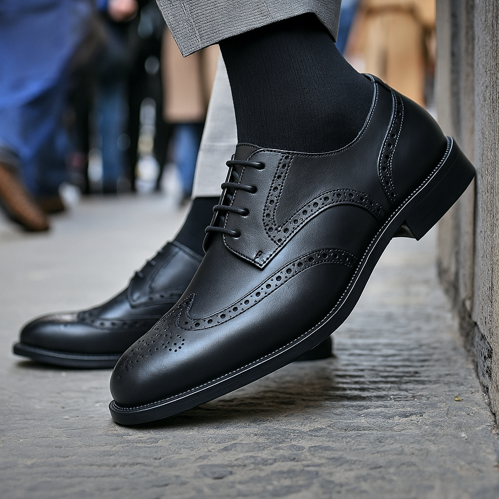 Scarpe nere eleganti da uomo - Ludovico