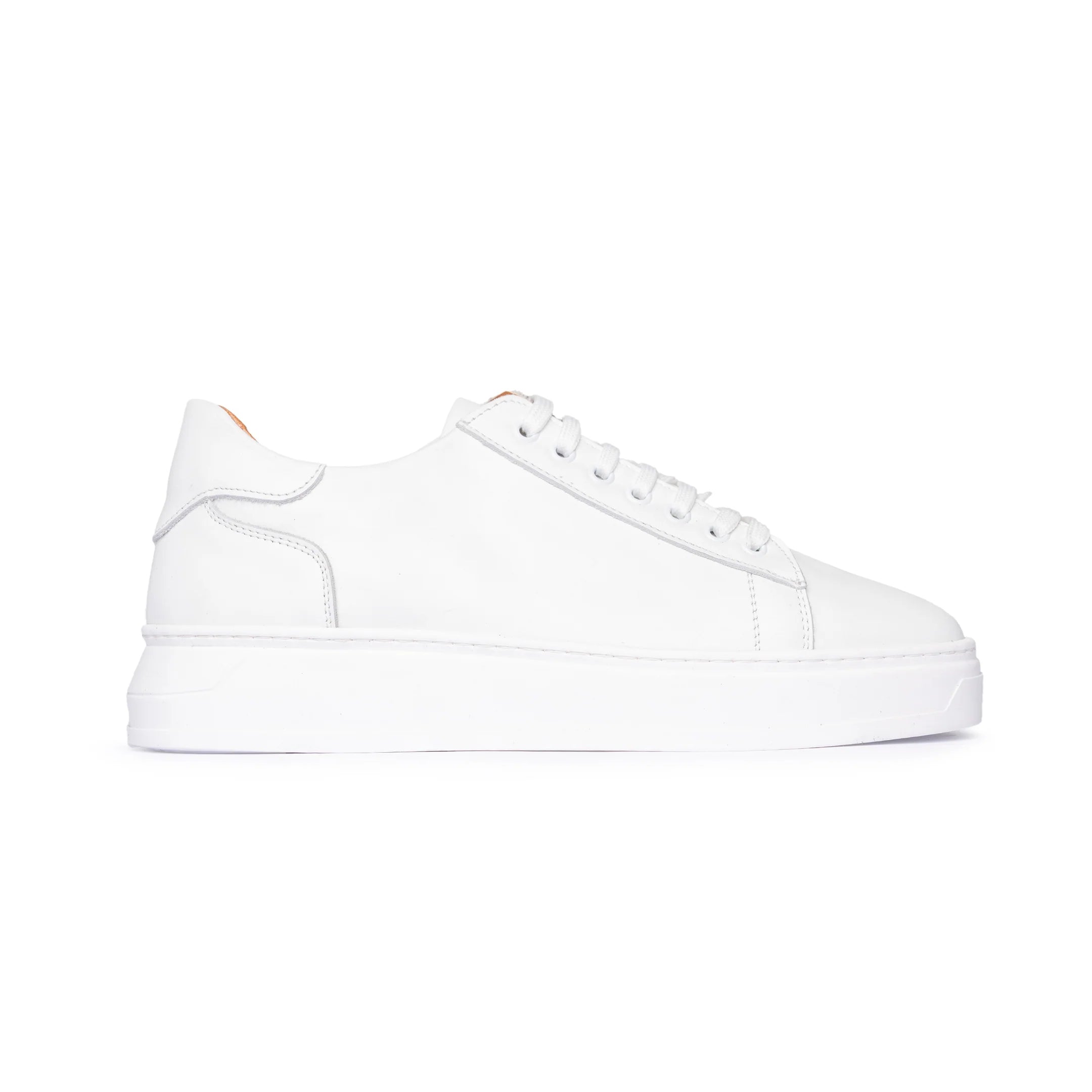 Sneakers en cuir blanc - Fabrizio