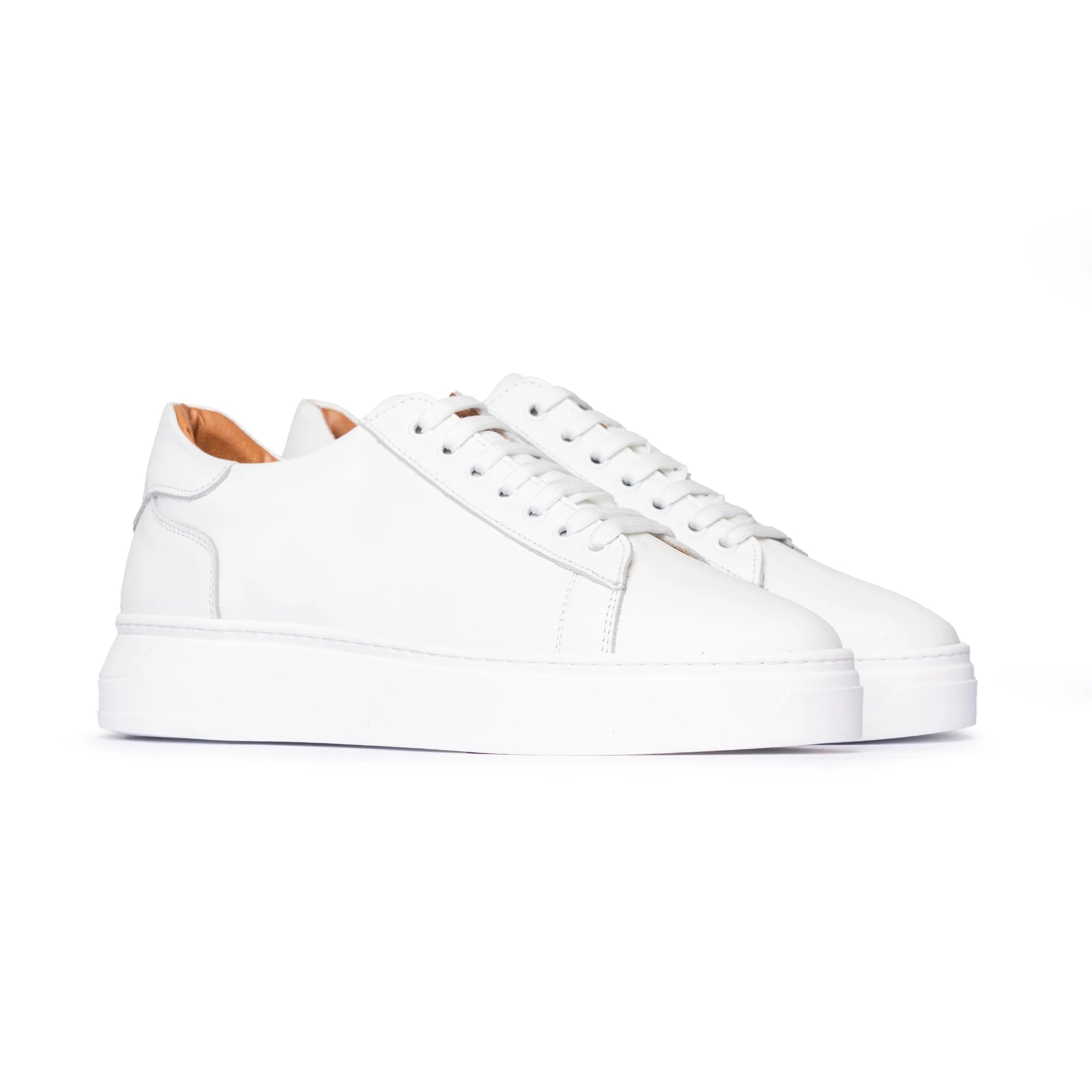 Sneakers en cuir blanc - Fabrizio