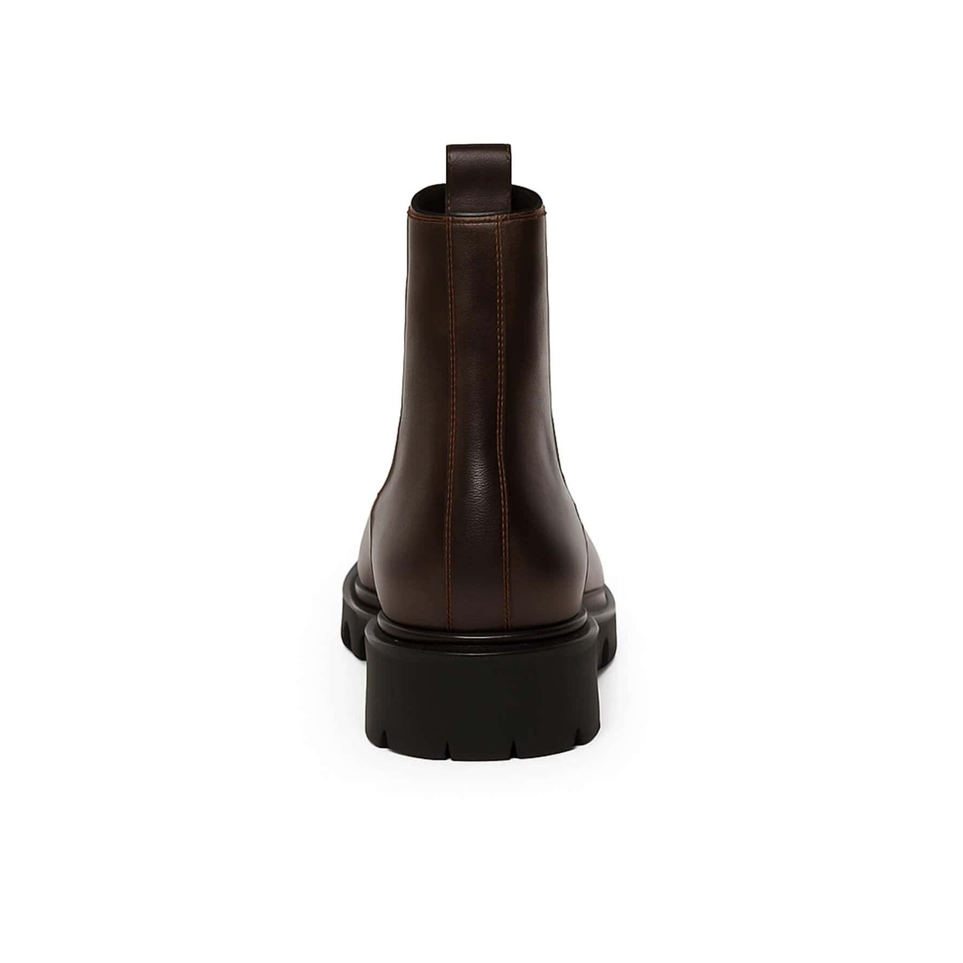 Tacco Stivaletti Uomo in Pelle Marrone | Made in Italy | Furio
