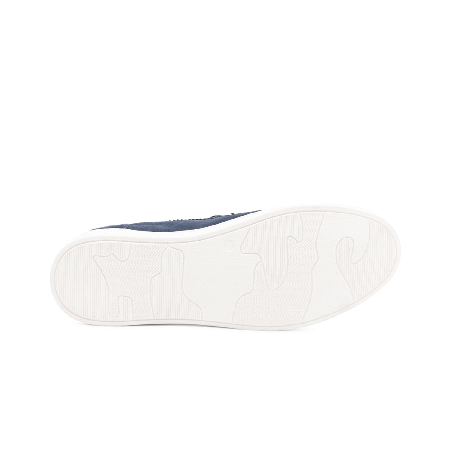 Mocassini colore jeans in camosciosuola gomma