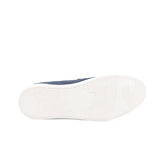 Mocassini colore jeans in camosciosuola gomma