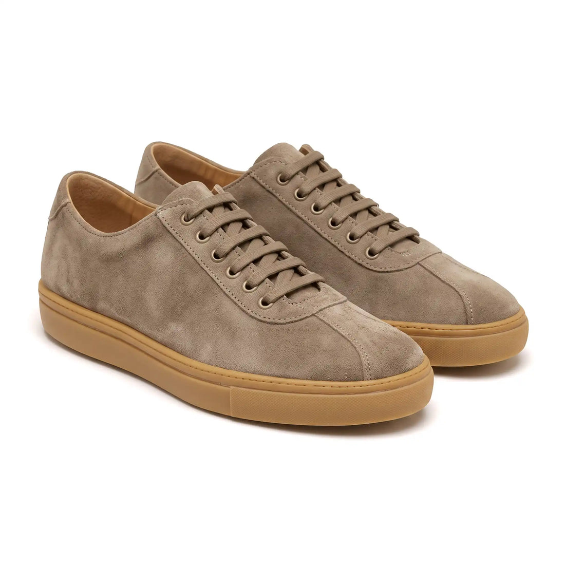 Taupe Wildleder -Turnschuhe - Alessandro