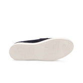 mocassini uomo slip on scamosciati blu Duca di Morrone  suola gomma
