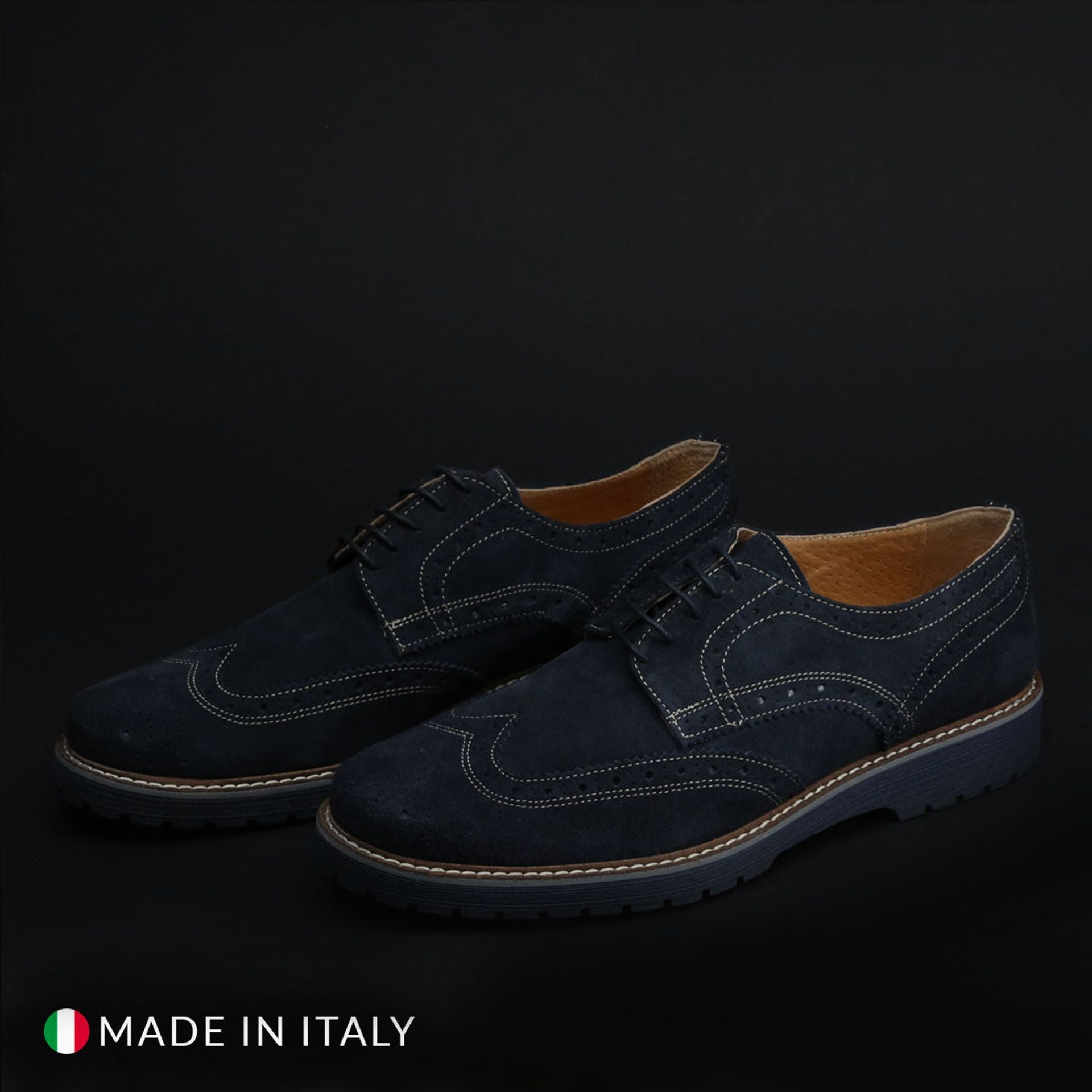 Tancredi - Blaues Wildleder