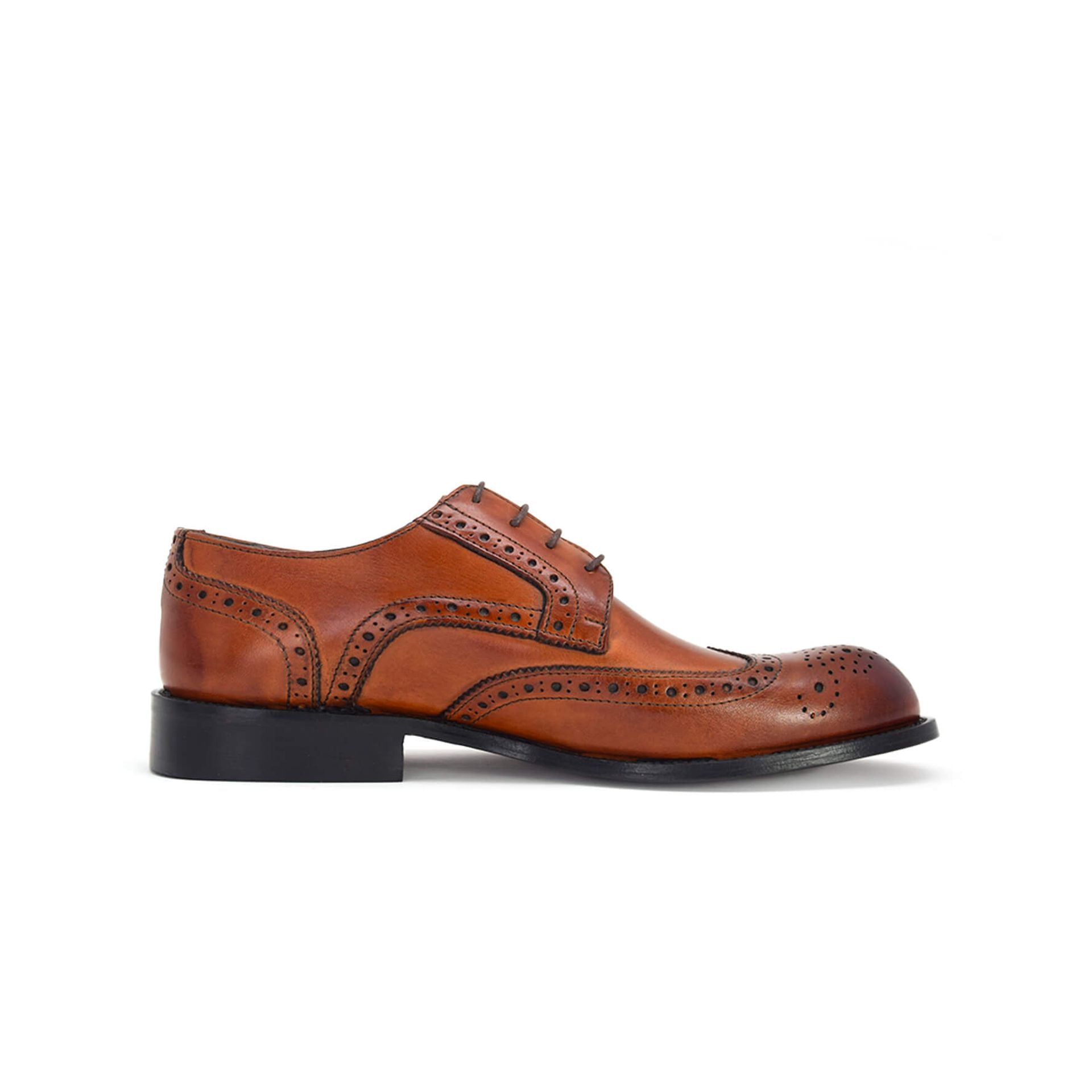 Stringate eleganti in pelle marrone - Ludovico