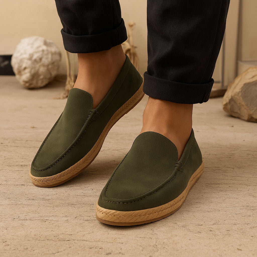 Espadrilles Green Wildleder - Eugenio