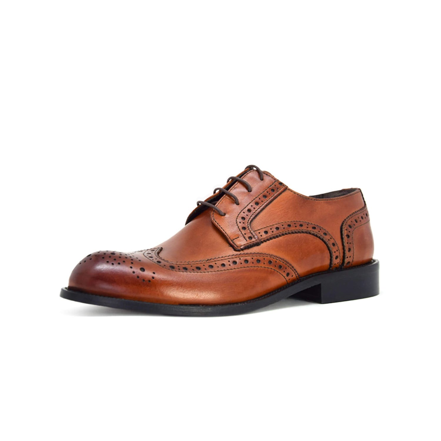 Stringate eleganti in pelle marrone - Ludovico