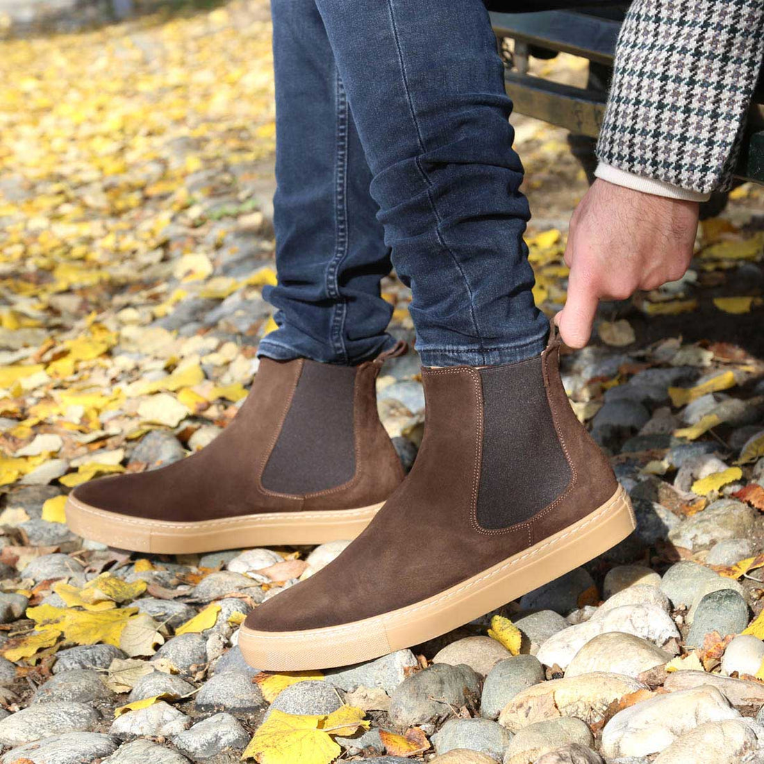 Stivaletti senza lacci in camoscio - Nicolò