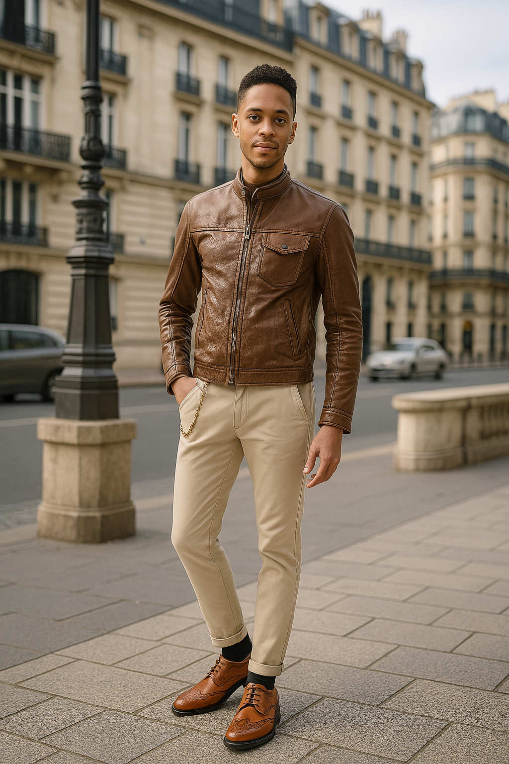 Stringate eleganti in pelle marrone - Ludovico