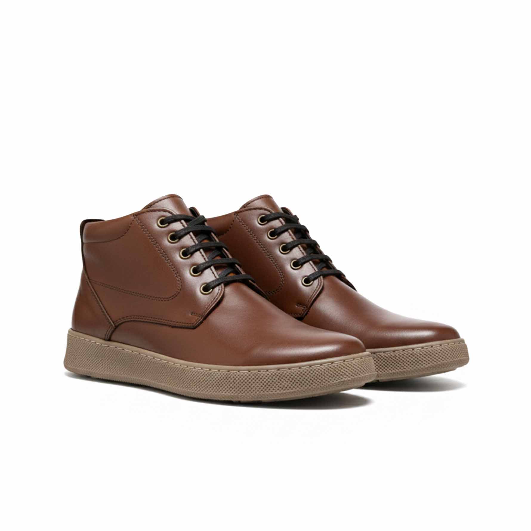 Stivaletto Chukka in pelle marrone - Chuck