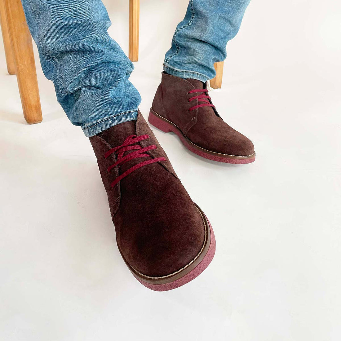 Desert boots en daim marron - Juri