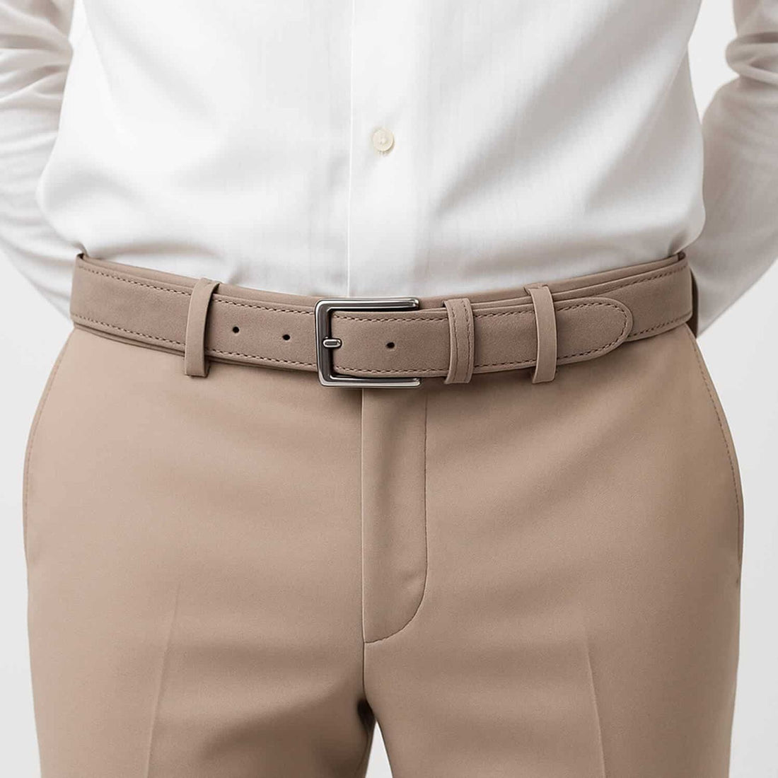 Cintura in Camoscio Beige - Capri