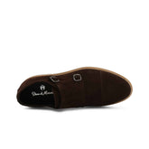 Scarpe Doppia Fibbia Uomo color marrone Duca di Morrone vista alto
