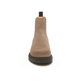 Punta rotonda Stivaletti Uomo scamosciati Beige | Made in Italy | Furio