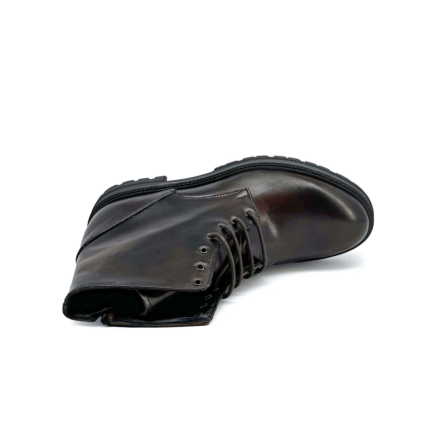 Brown leather amphibians Scarpons - Ciro