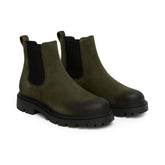 Paio di Stivaletti Uomo Camoscio Verde | Made in Italy | Furio