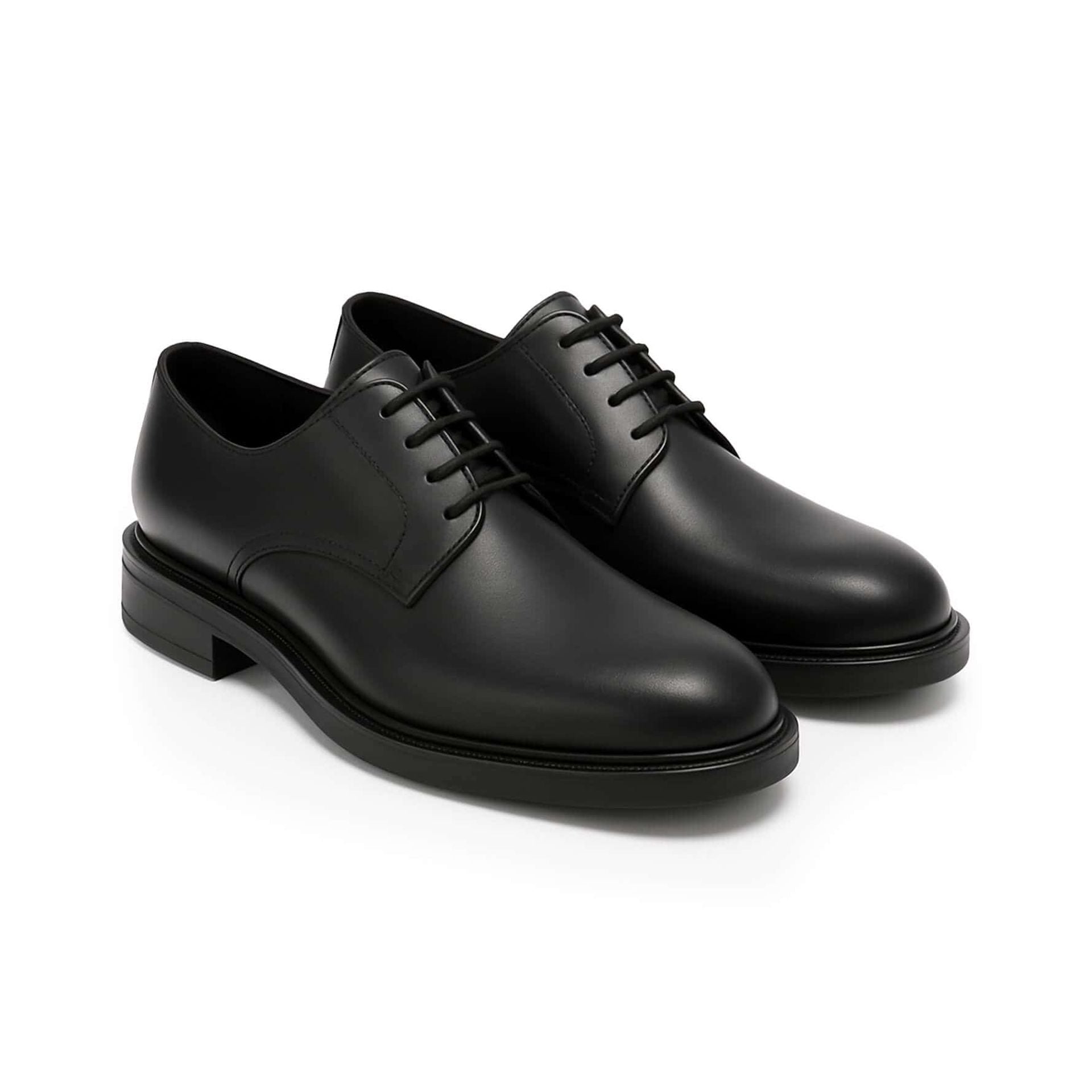 Chaussures élégantes Black Derby - Lucrezio