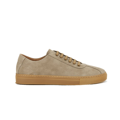 Taupe Wildleder -Turnschuhe - Alessandro