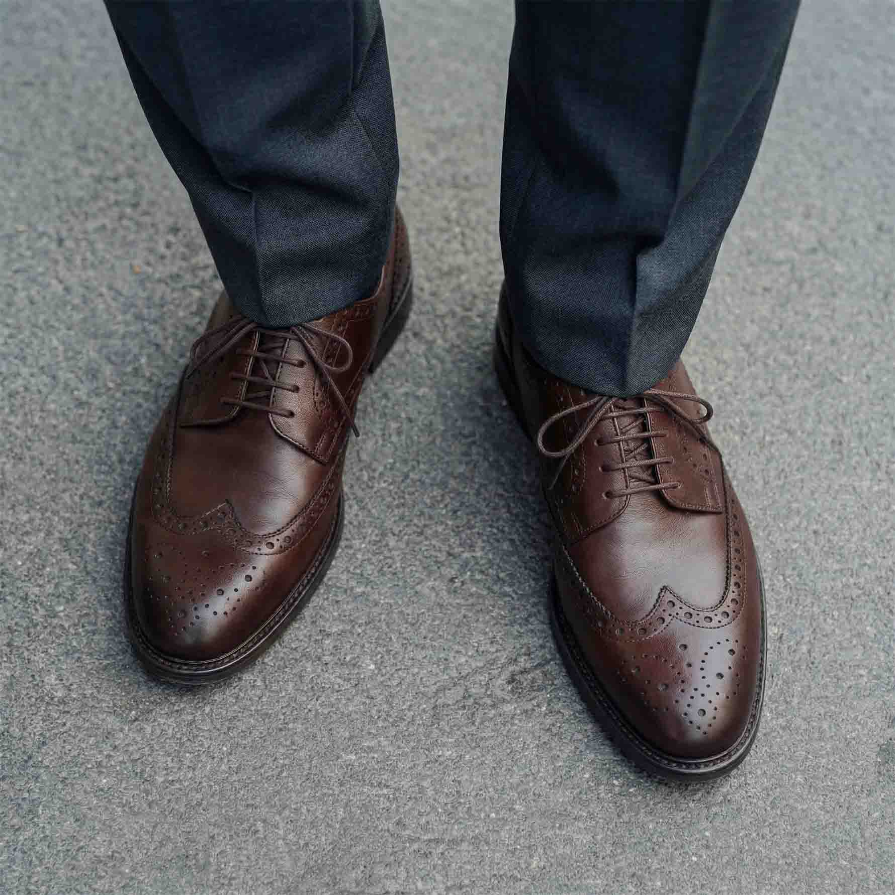 Brown Derby Shoes - Alfonso