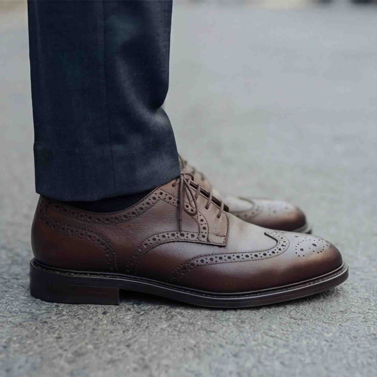 Brown Derby Shoes - Alfonso